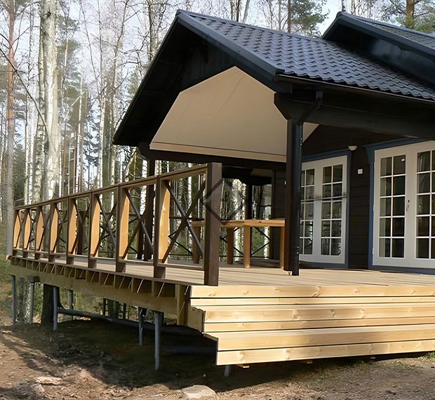 Винтовые сваи для крыльца в Кыштыме